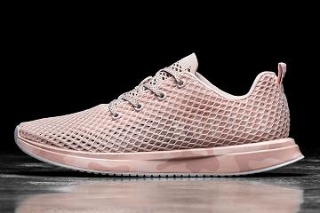 Men's Nobull Mesh Running Shoes Pink | SG F2116D